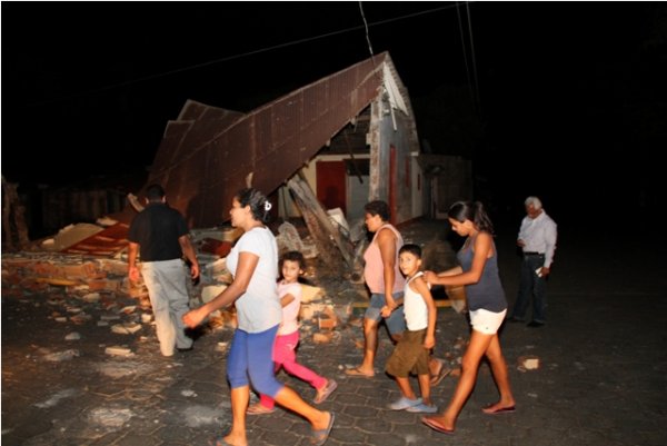 Nagarote after the earthquake, 10.04.2014. By El Nuevo Diario Newspaper, Melvin Vargas